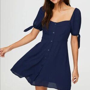 Aritzia Sunday Best Navy Imogen Dress Navy Blue Size 00